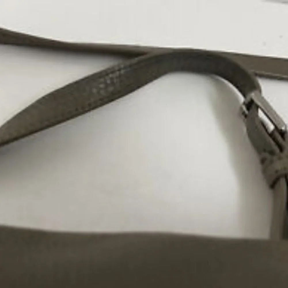 Tory Burch Satchel Handbag Taupe Leather ShoulderBag Purse Tote  Silver hardware